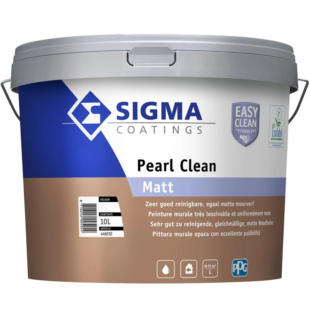 Aanbieding: Sigma Pearl Clean Matt 10 liter wit / lichte kleuren