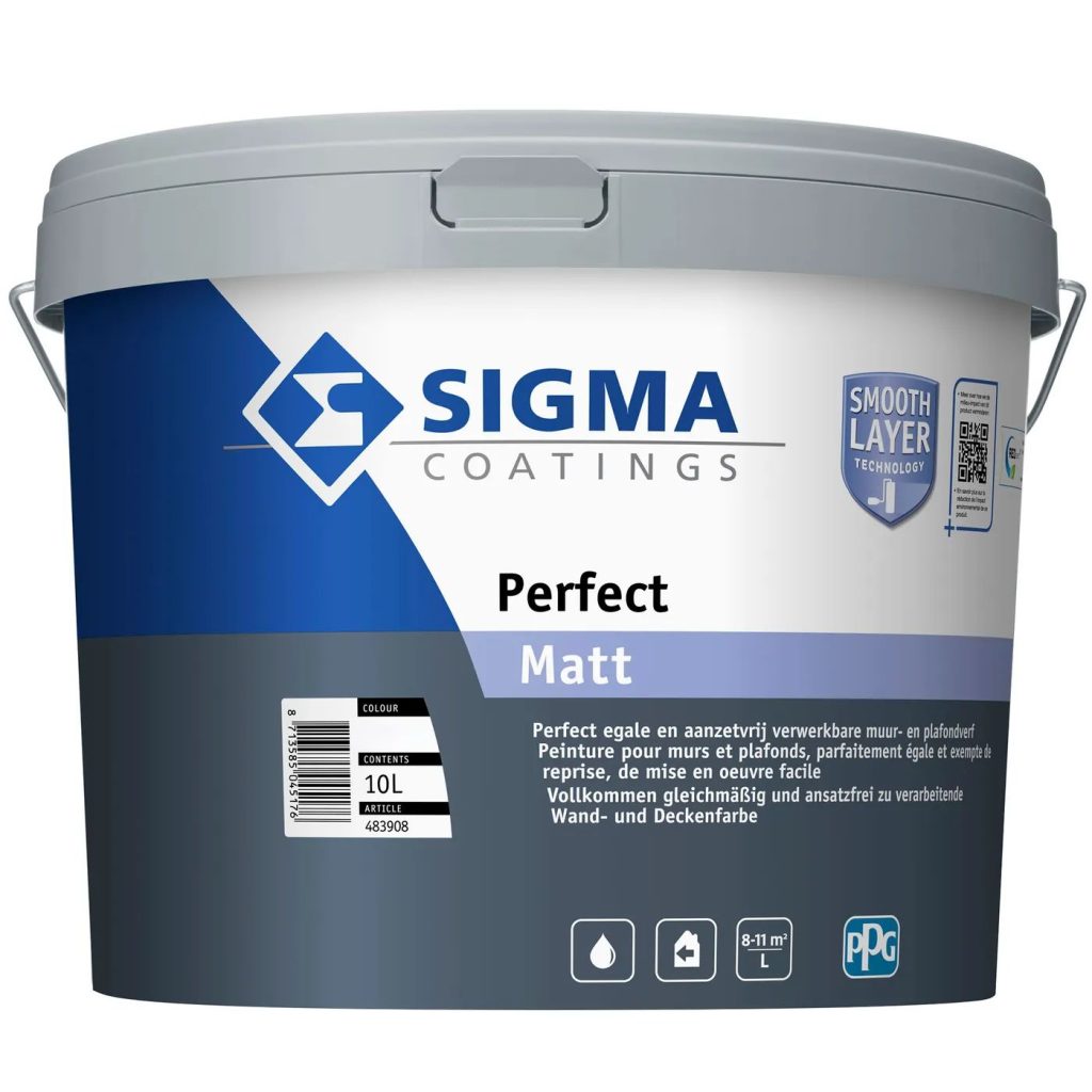 Aanbieding: Sigma Perfect Matt 10 liter wit / lichte kleuren