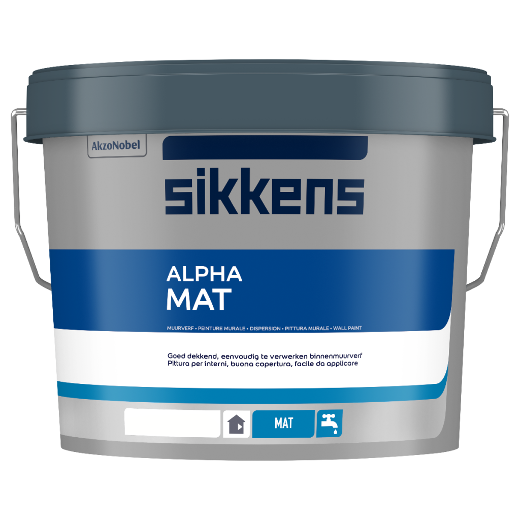 Aanbieding: Sikkens Alpha Mat 10 liter wit / lichte kleuren